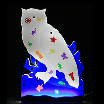 Renzo Nucara-Lighting shape-owl